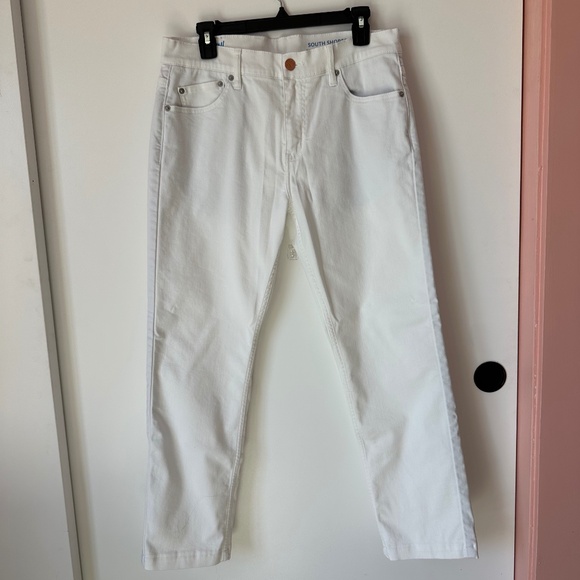 Mugsy Other - Mugsy South Shores White Stretch Jeans (Altered) 33"x27"